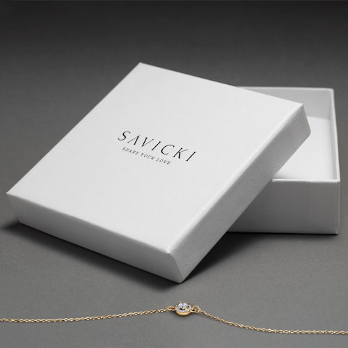 Bransoletka This is Love: złota, diamenty